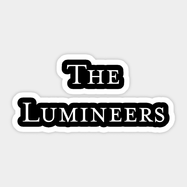 The Lumineers Sticker by telaplay